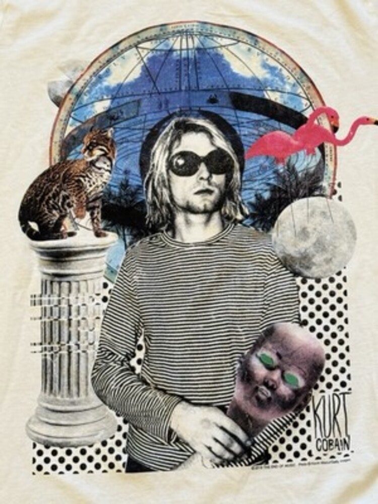 Kurt Cobain Nirvana 2018 The End of Music T-Shirt Divided Size LARGE